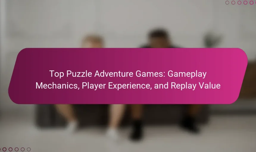 Top Puzzle Adventure Games: Gameplay Mechanics, Player Experience, and Replay Value