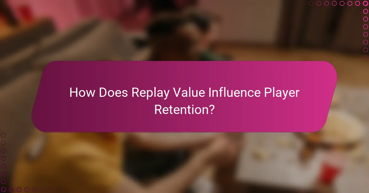 How Does Replay Value Influence Player Retention?